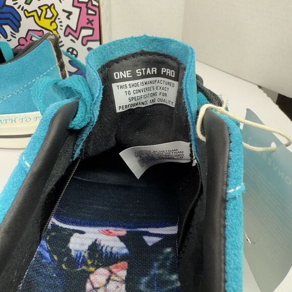 Converse One Star Pro Low x Sean Pablo Paradise Men's Size 8 Teal‎ 173215C NEW - Picture 12 of 13